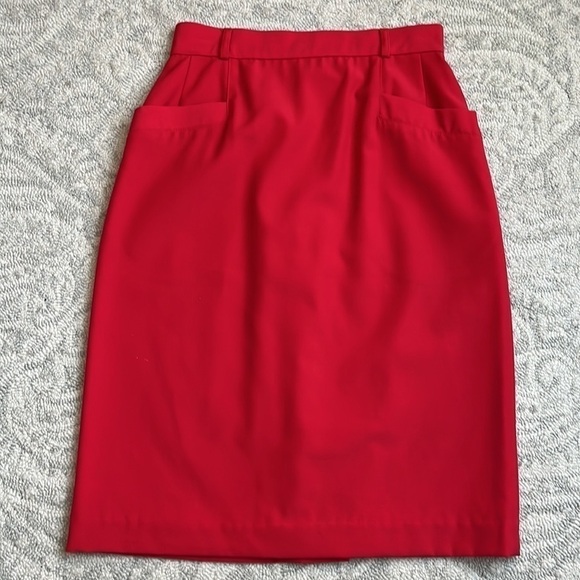 VINTAGE wool pencil skirts Waist 13’ - Picture 5 of 9